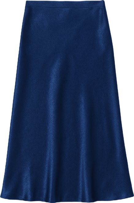 Women's Satin Midi Skirt