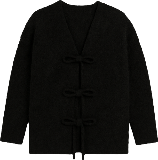 Women's Kimmy Bow Oversized Cardigan