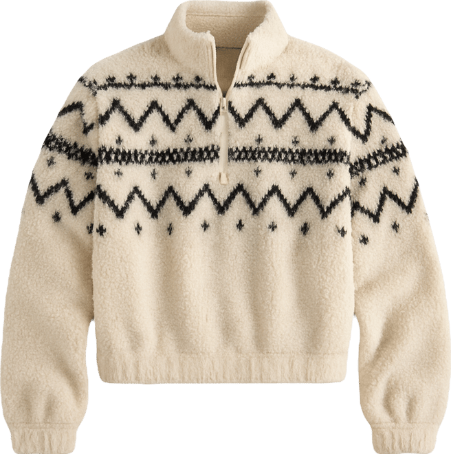 Women's Half-Zip Fleece Sweatshirt