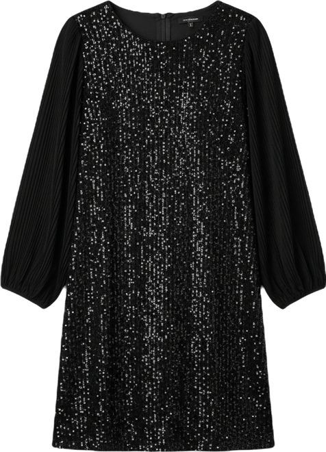 Women's Velvet Sequin Tunic Dress