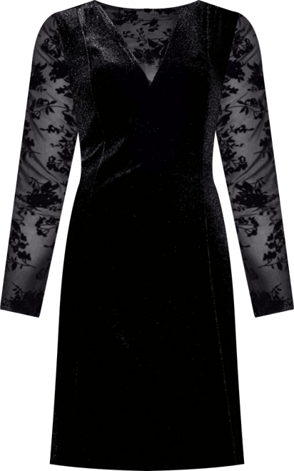 Women's Fitted Velvet Dress