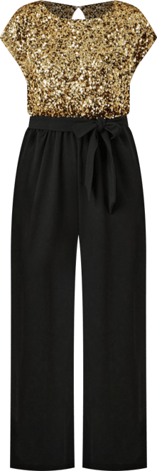 Women's Sequin Top Stretch Jumpsuit