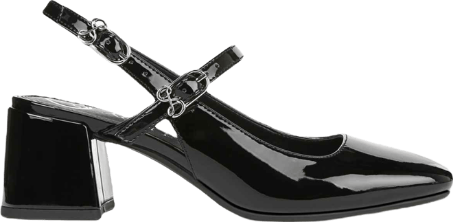 Women's Grace Block Heel Slingback Mary Jane Pumps