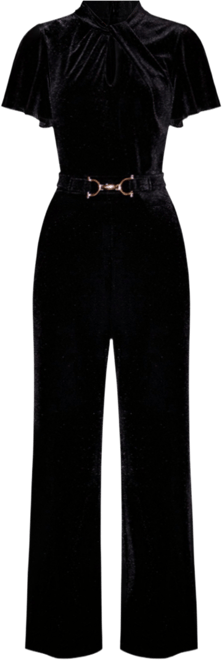 Women's Check Wrap Skirt With Buckle