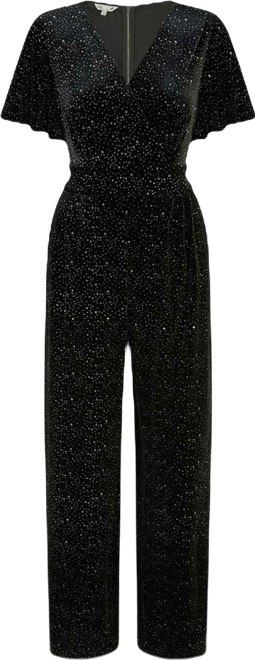 Women's Sparkle Velvet Jumpsuit