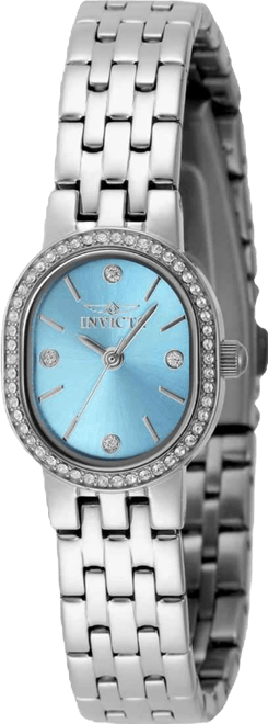 Women's 49073 Angel Quartz PC21J Light Blue, Silver Dial Watch