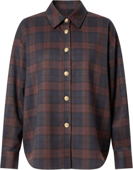 Women's Check Shacket