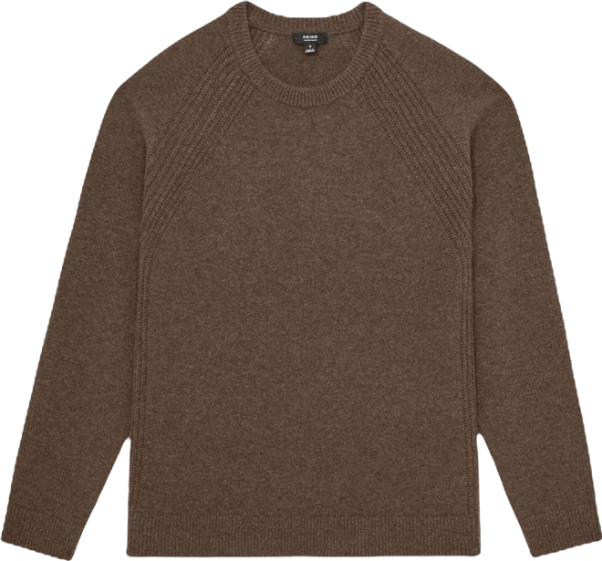 Men's Wool-Cashmere Reverse-Seam Sweater