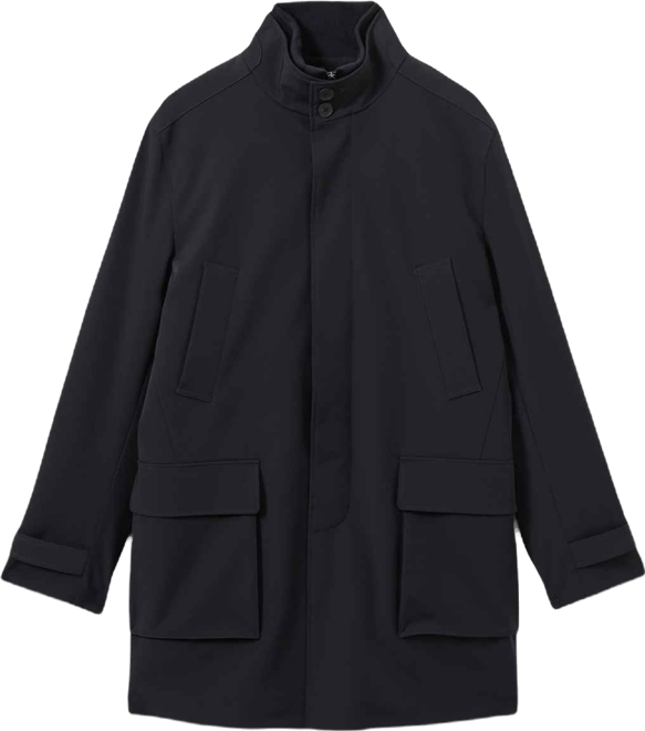 Men's Hybrid Removable Funnel Neck Overcoat