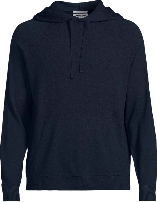 Men's Long Sleeve Washable Merino Pullover Hoodie