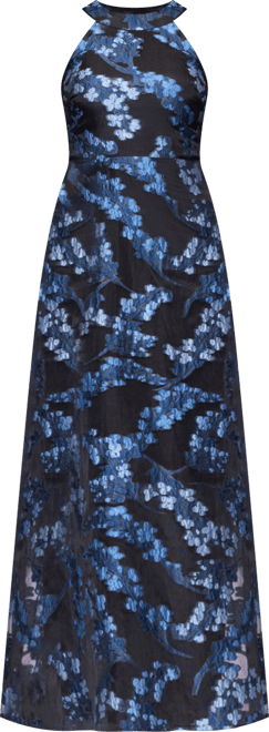 Petite Halter Neck A-Line Dress