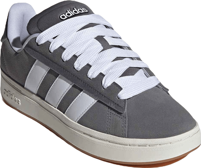 adidas Grand Court Alpha Mens Sneakers, Color: Dk Gray White