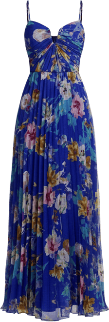 aqua watercolor maxi dress Aqua