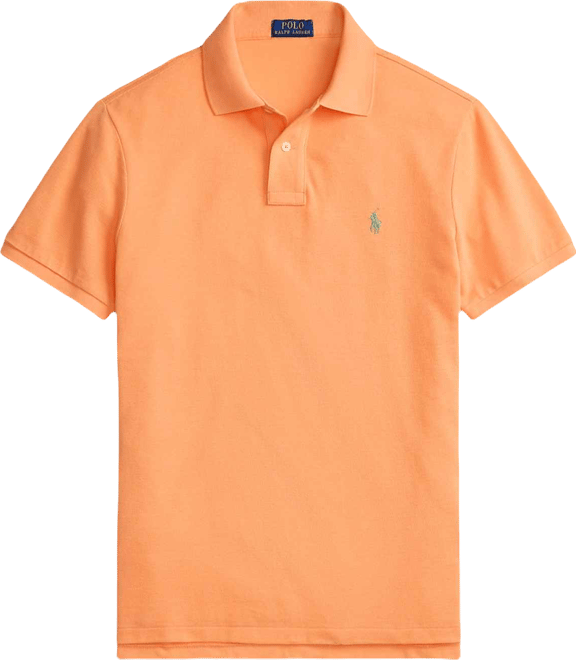 Men's Custom Slim Fit Mesh Polo