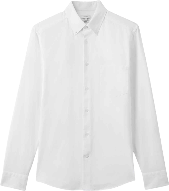 Men's Slim-Fit Button-Down Collar Cotton Oxford Shirt