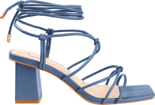 Women's Harpr Strappy Ankle Tie Block Heel Dress Sandals