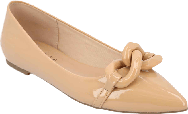 Women's Clareene Chain Pointed Toe Flats