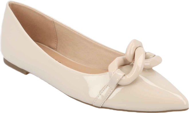 Women's Clareene Chain Pointed Toe Flats