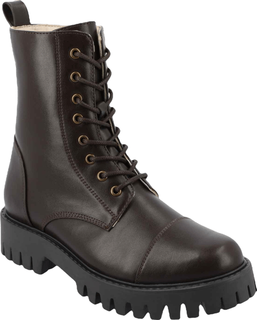 Women's Aaley Lace Up Lug Combat Bootie