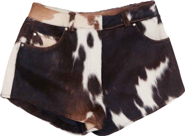 Women's Limited Cow Hide Leather Shorts