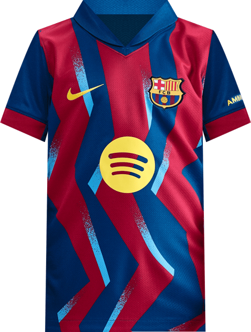 FC Barcelona 2025/26 Stadium Fourth Older Kids' Nike Dri-FIT Football Replica Shirt