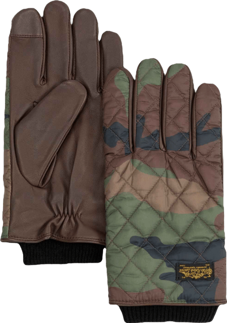 Polo Ralph Lauren Men's Camo Quilted Field Glove with Label - Macy's