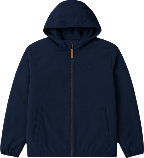 Men's Hooded Transitional Zip Front Jacket