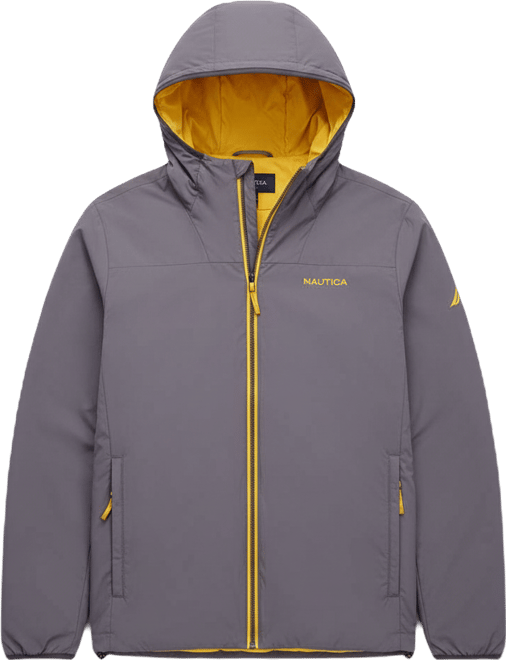 Men's Hooded Transitional Zip Front Jacket