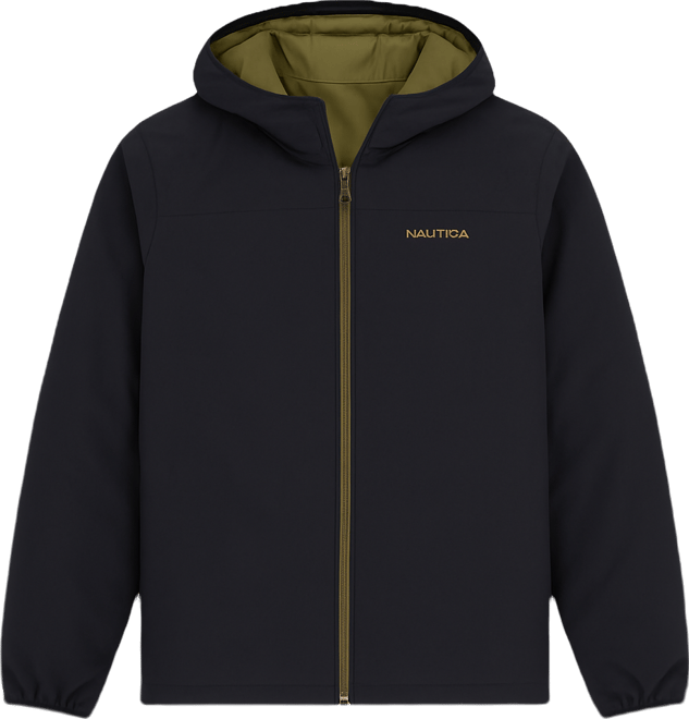 Men's Hooded Transitional Zip Front Jacket