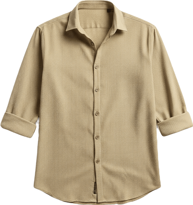 Solid Seersucker Shirt