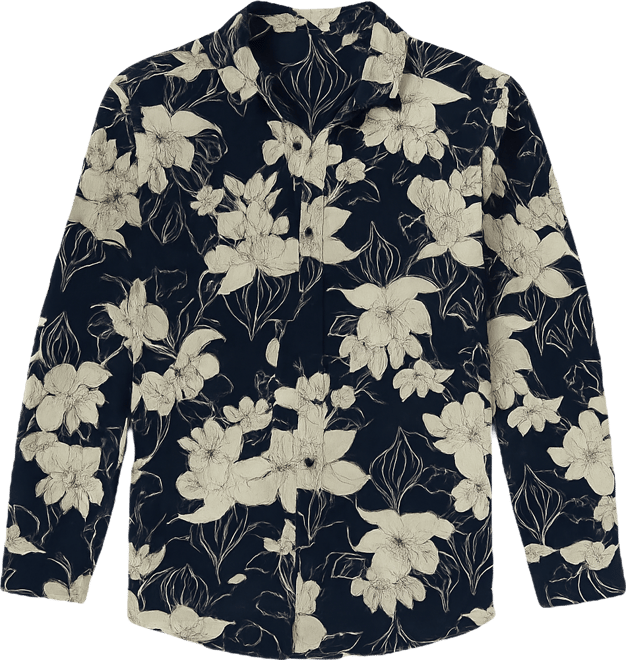 Men's Botanical Imprint Shirt