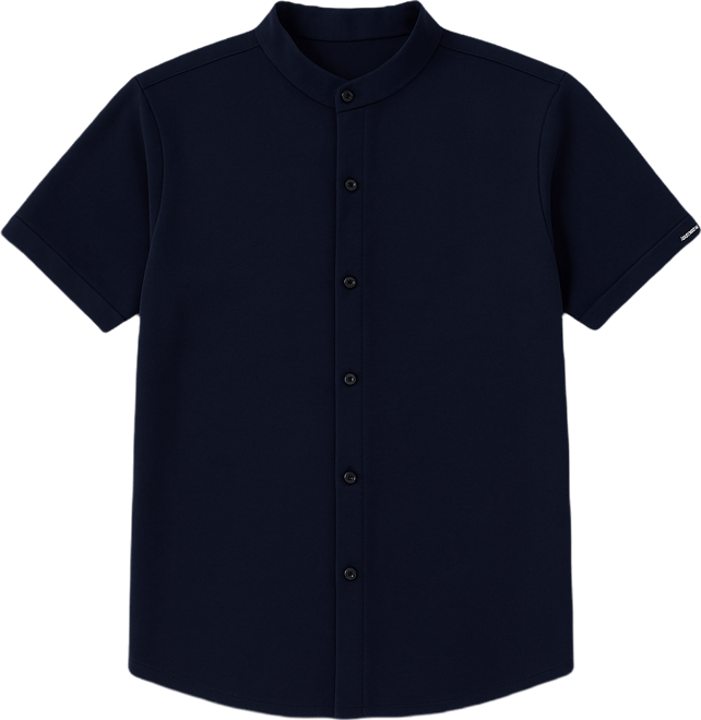 Men's Black Solid Casual Shirt