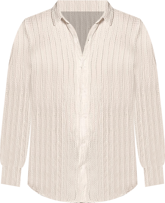 Men's Cloud-Lined Textured Shirt