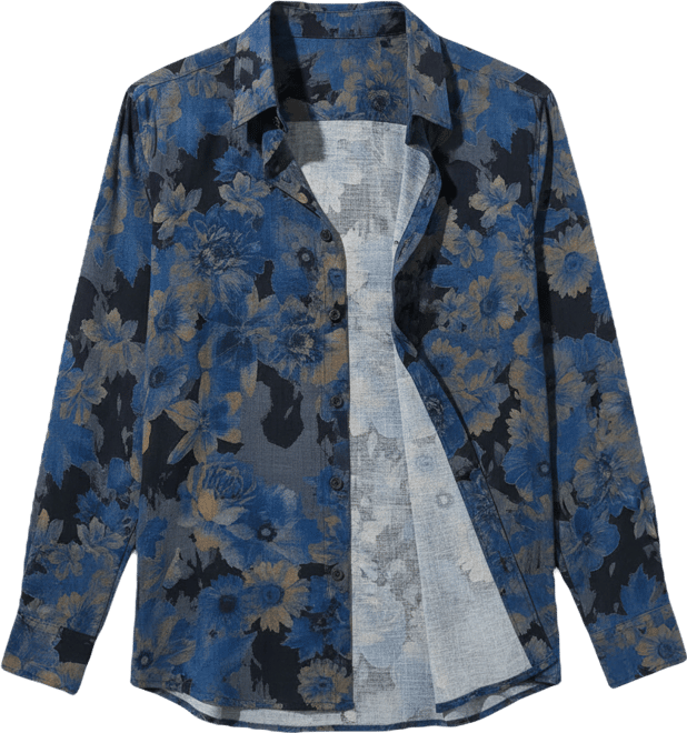 Men's Bi-Hue Daisy Shirt