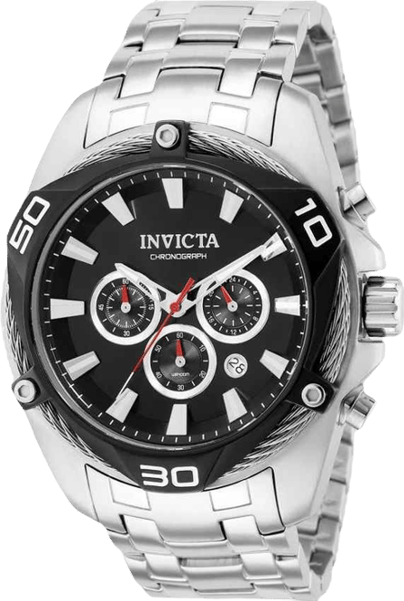 Men's 38569 Bolt Quartz Chronograph Black Dial Watch