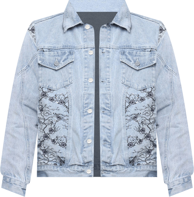 Men's Poison Ivy Panel Denim Jacket
