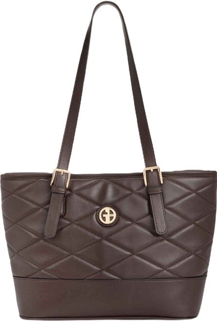 Large Quilted Tulip Tote, Exclusively at Macy's