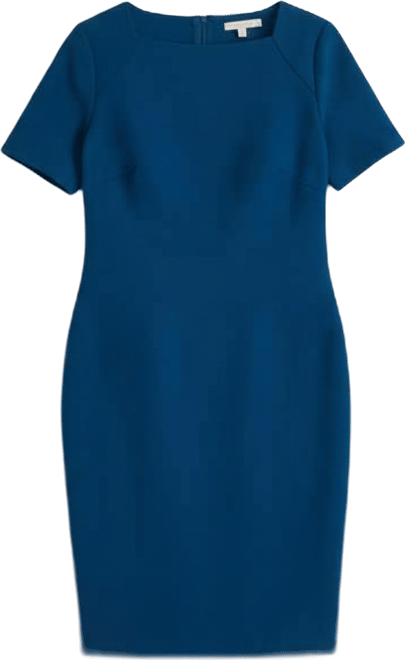 Women's Envelope Neck Ponte Dress