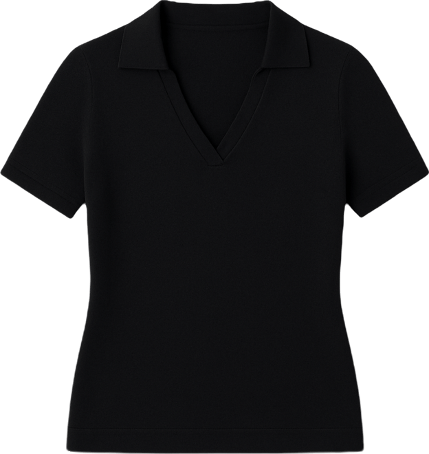 Women's Cashmere Silk Polo Shirt