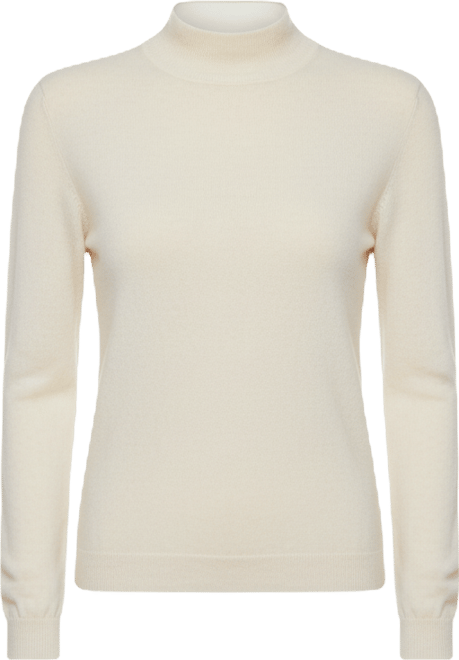 Women's Cashmere Mock Neck Sweater