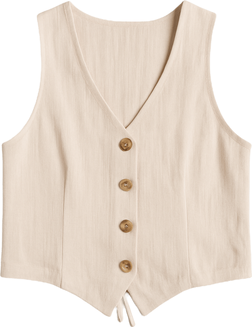 Juniors' Resort Boxy Sleeveless Vest Top