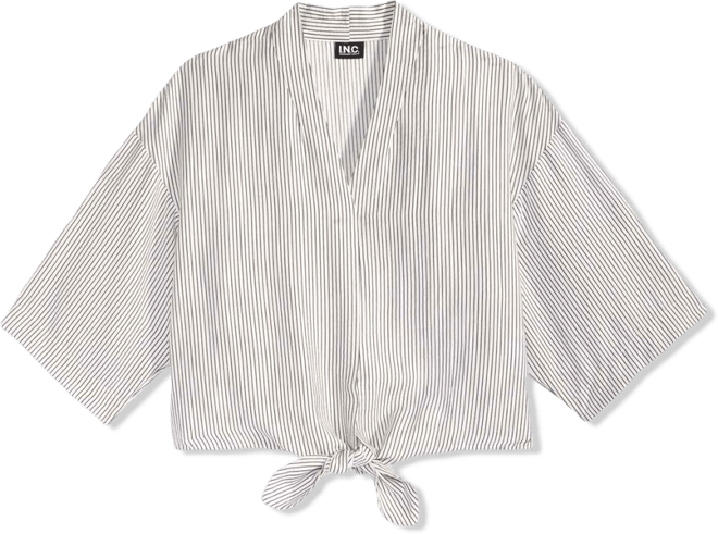 Women's Printed Tie-Hem Top, Macy's Exclusive