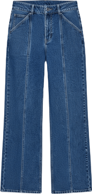 Women's High Rise Wide Leg Cargo Jeans
