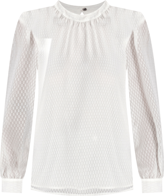 Women's Textured Long Sleeve Top
