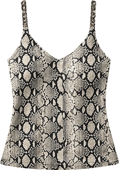 Michael  Women's V-Neck Tankini Top