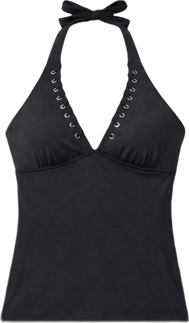 Michael  Women's V-Neck Tankini Top