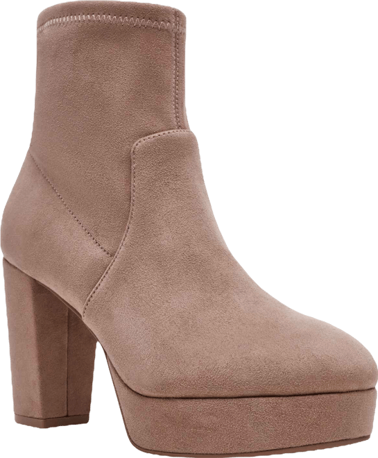 Womens Volt Platform Block Heel Dress Booties