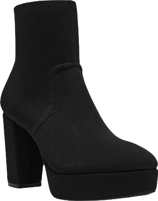 Womens Volt Platform Block Heel Dress Booties