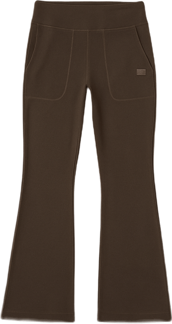 Women's Thermal High Waist Flare Pants