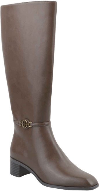 Women's Shayyla Block Heel Knee Wide Calf High Boots, Created for Macy's